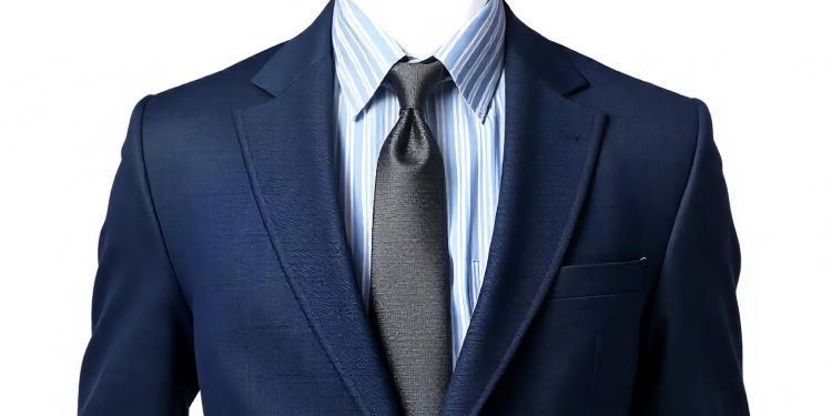 Blue Shirt and grey tie combination banner